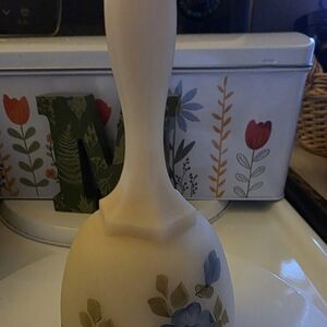 Fenton Cream and Blue Floral Bell